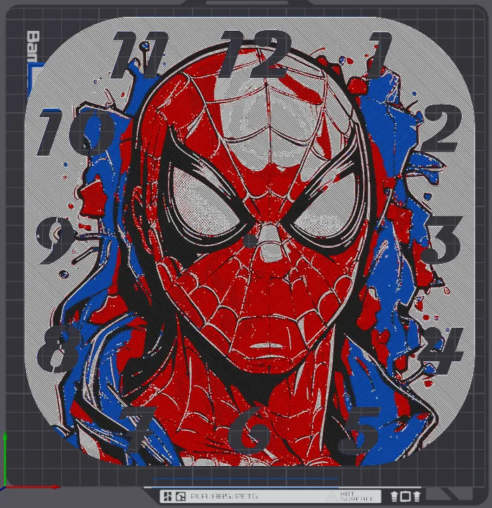 Spiderman Clock