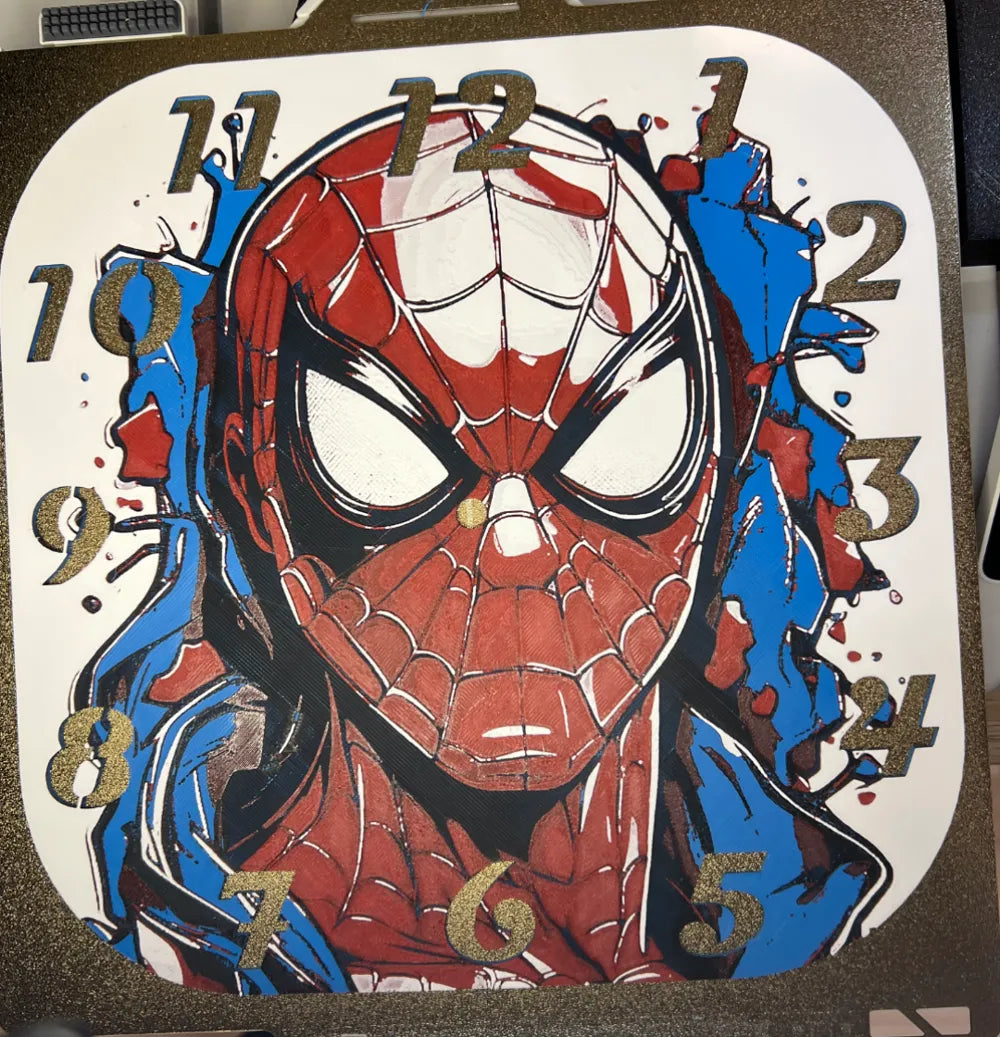 Spiderman Clock